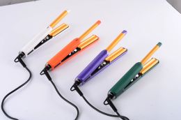 Irons Best selling Aluminium plate heating rotary wire hair root perm fluffy curling bar