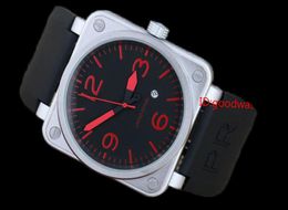 2017 New Style Men039s Automatic Mechanical Limited Edition Watch Bell Aviation Men Sport Dive Watches Black Case BR0192 Black6003519