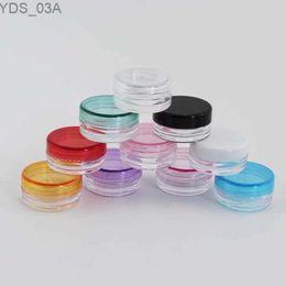 Storage Bottles Jars 50pcs 2g Plastic Pot Jar Empty Cosmetic Container With Screw Lid For Cream Sample Makeup Storage Box Nail Art Eye Shadow Powder 240327