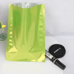 Storage Bags 200pcs/lot 9 13cm Green Aluminium Foil Flat Bag-metallic Vacuum Plant Seed/ Packing Food Sack Heat Sealable Ping Pocket