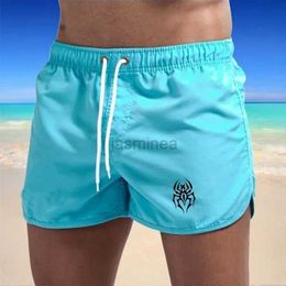 Men Men's Swimwear Swimming Trunks Pockets Sports Shorts Breathable Mens Beach Surfing Summer Quick Dry Beachwear 2024 Male 240327