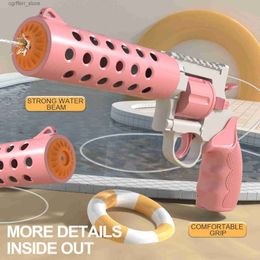 Gun Toys Double Water Guns backpack spray gun electric automatic splash toy for boys girls and children Our school to game toy children gift240327