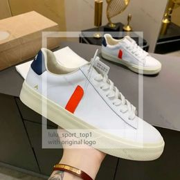 Vejaon Shoes Designer French Campo Women Leather Sneakers Men V-90 Leather Casual Shoes V Sneakers Fashionable Luxury Shoes Thick Sole Running Shoes Casual 123