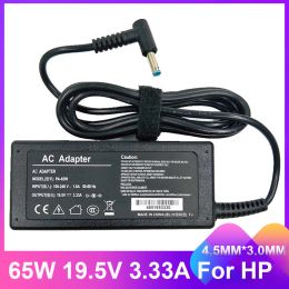 Adapter 19.5V 3.33A 65W 4.5*3.0mm Laptop Charger Adapter For HP Envy 17j010us Pavilion 15j000 Chromebook 11 G4 G5 EE 14 G3 246 G4 248