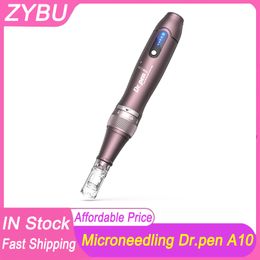 Professional Dr Pen A10 Wireless With 12Pins Microneedle Dr. pen Ultima Microneedling Derma Pen Adjustable Length Wrinkle Acne Treatment Face MTS Skin Care Dermapen