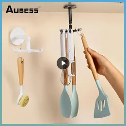 Kitchen Storage Universal Hook Multi-Purpose 360 Degrees Rotated Rotatable Six-claw Rack Organiser Hanger Home Accessories