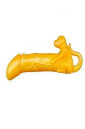 Sex toy massager New Pearlescent Heterogeneous Hand Holding Dog Whip Imitation True and False Penis Female Masturbation Device Fun9849043