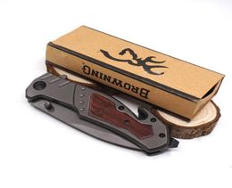 Browning X42 Tactical Knife Survival Folding Blade Knife Hardened 440 57HRC Pocket Hunting Knives Outdoor Camping EDC Tool3109828