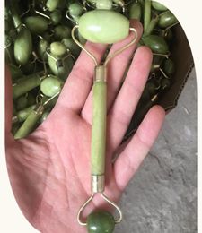 DHL Natural Facial Massage Jade Roller Face Thin Massager Lose weight Beauty Care Roller Tool3720642