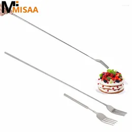 Forks Portable Functional Versatile Easy To Use Durable Innovative Barbecue Fork Retractable Grill Tool Camping Need Metal