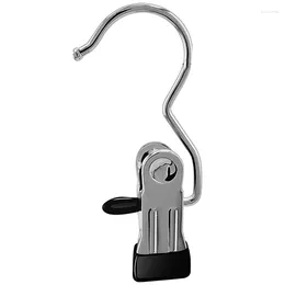 Hangers Clothes Pins Laundry Hanging Hooks With Clips Boot Hanger Heavy Duty Portable Metal Drying Clip 20 PCS