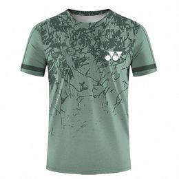 men's T-shirt Quick Drying 3D Printing Sport Tennis Clothes Fi Badmint Uniforms Women's Training T Shirt Men's Tops Tees D68E#