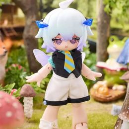 Kukaka Insect Cafe Series OB11 112 BJD Blind Box Toys Mystery Caixa Surpresa Action Figure Cute Model Birthday Gift 240325