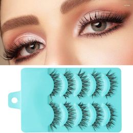 False Eyelashes Natural Manga Lashes 3D Faux Mink Soft Fluffy Realistic Eyelash Extension Maquiagem