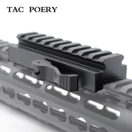 95mm high guide rail 9-slot quick release bracket 20 turn 20mm sight bracket aluminum alloy