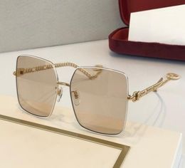 0724 New men sunglasses fashion square frame pilot glasses selling popular model eyewear Simple style uv400 protection with case 05692520