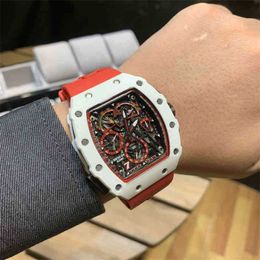 RichasMiers Watch Ys Top Clone Factory Watch Carbon Fiber Automatic Watch Luxury Business Leisure Rm50-04 Carbon Case WristBLZJ