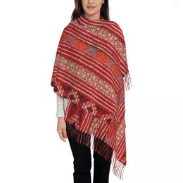 Scarves Customised Print Kabyle Amazigh Carpet Scarf Men Women Winter Warm Africa Algeria Ethnic Shawl Wrap