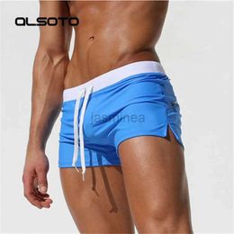 Men's Swimwear 2023 Summer Swimwear Men Swimsuit Maillot De Bain Boy Swim Suits Boxer Shorts Swim Trunks Swimming Surf Banadores mayo sungas 24327