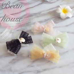 Dog Apparel Pet Puppy Grooming Accessoires Handmade Hair Accessories Head Flower Teddy Yorkshire Marzies Pearl Lace Dream Clip