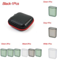 2024 3Pcs Protable Cable Storage Box Dustproof Desktop Headphone Data Line Case With Cover Charger Boxes Office Cable Wire Container