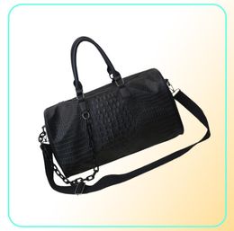 Duffel Bags Travel Duffels Handbag Women And Men Large Leather Luxury Crocodile Pattern Fashion Gym Tote Bag Weekend Duffle Femal4964504