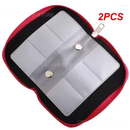 Storage Bags 2PCS Sd Card Versatile Practical Convenient Memory Organiser Must-have Gadget Compact Accessory Bag Organised