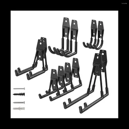 Hooks 12 Pieces/Set Of Wall Mounted Iron With Screws And Sturdy Suitable For Load-Bearing Home Decoration