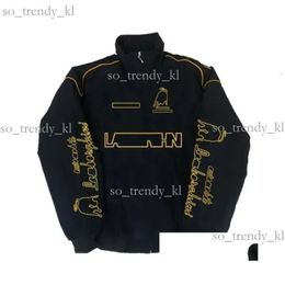 Motorcycle Apparel F1 Forma One Racing Jacket Autumn and Winter Fl Embroidered Logo Cotton Clothing Spot Sales Drop Delivery Mobiles Dhmdc 16