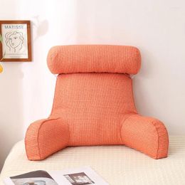 Pillow Nuovo Cuscino Large Backrest Reading With Arm And Neck Pearl Cotton Fill Comfortable Full Support Headrest