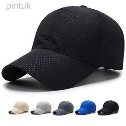 Ball Caps Baseball Cap Summer Thin Mesh Portable Quick Dry Breathable Sun Hat Golf Tennis Running Hiking Camping Fishing Sailboat Beach 24327