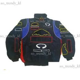 Motorcycle Apparel F1 Forma One Racing Jacket Autumn and Winter Fl Embroidered Logo Cotton Clothing Spot Sales Drop Delivery Mobiles Dhmdc 562