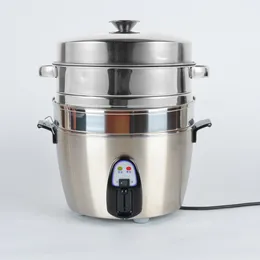 Double Boilers Binaural Steel Bottom Steaming Rack Steamer Pot Basket For Vegetables Dumplings Drop Lidded Stainless Insert Dim Sum