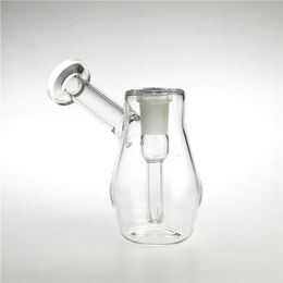 14mm Female Recycler Bong 4.3 Inch Thick Pyerx Beaker Water Bongs for Smoking Hand Water Pipes