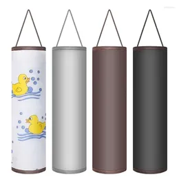 Storage Bags Garbage Bag Dispensers Plastic Holder Folding Hanging Trash Grocery Pocket Containers
