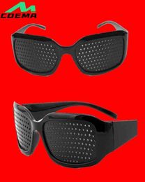 Pinhole Sunglasses Antimyopia Pin Hole Glasses Eye Exercise Eyesight Improve Natural Healing Vision High Quality Care Eyeglass7933586