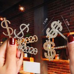 Glitter Crystal Bobby Pin Silver Gold Letter Love Hope Happy Dream Hair Pins Hair Clips Barrettes Women Girls Fashion Jewellery Will and S 5486