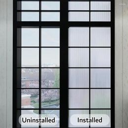 Window Stickers Rainproof Film Frosted Privacy Protection Sun Blocking Reusable Non-adhesive Static Home Office Bathroom