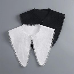 Bow Ties Fake Collar Shawls For Women Spring Autumn Removable Shirt Detachable Collars Girls Lace Shoulder Wraps Shawl False