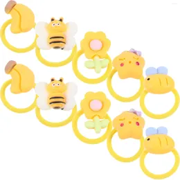 Dog Apparel 10 Pcs Pet Rubber Band Hair Tie Hairbands Puppy Ties For Dogs Girls Small Accessories Decorative