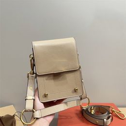 Designers New High quality T Timeless Type H-shaped Bag Diagonal Cross Vertical Cow leather Version Mobile Phone Versatile Casual Men's and Women's Shoulder todBag