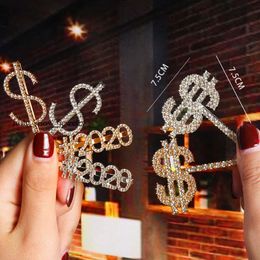 Glitter Crystal Bobby Pin Silver Gold Letter Love Hope Happy Dream Hair Pins Hair Clips Barrettes Women Girls Fashion Jewellery Will and S 7227