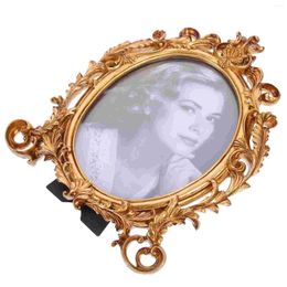 Frames Po Frame Decorative Luxury Vintage Desk Picture Display Tabletop Resin Hanging Small Bride