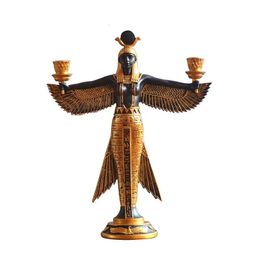 Egyptian Isis Tattoo Shop Decoration Creative Decore Home Decorations Living Room Wine Cabinet Porch Modern Accessories 240314