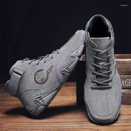Casual Shoes Men Male High Top Sneakers Soft Leather Designer Fashion Loafers Lace Up Walking Boots For