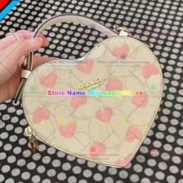 Womens Mens Black White Heart Bag Strap Leather Purse Luxurys Handbag Pink Designer Shoulder Bag Top Handle Strawberry Crossbody Clutch Denim City Tote Bags 501