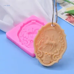 Baking Moulds Cupcake Toppers Desserts Fondant Mould Carousels Cake Decorating