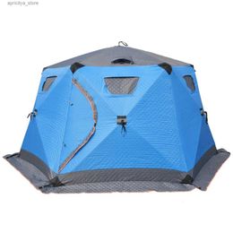 Tents and Shelters Winter Fishing Tent Camping and Outdoor Activities Portable Lightweight Waterproof 6-Person Shelter24327