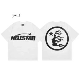 Hellstar Shirt Mens Short Sleeve Designer Short New Hell-star Womens Street Loose Round Neck Casual Short Sleeve Fashion Trend Brand Hellstar T Shirt 1763