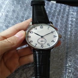 New fashion high quality Black Leather Mens Automatic Watch wrist watch W20250j